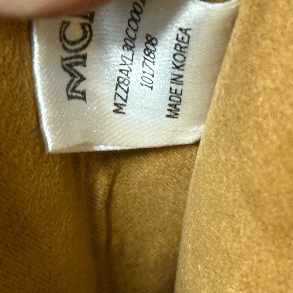 MCM Cognac Visetos Pouch or Clutch - Picture 14 of 17
